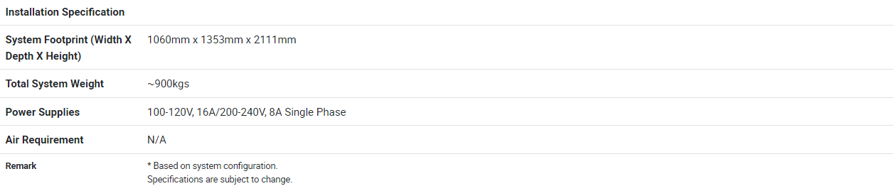 3 installation specification v510i optimus 3d advanced 3d optical inspection aoi