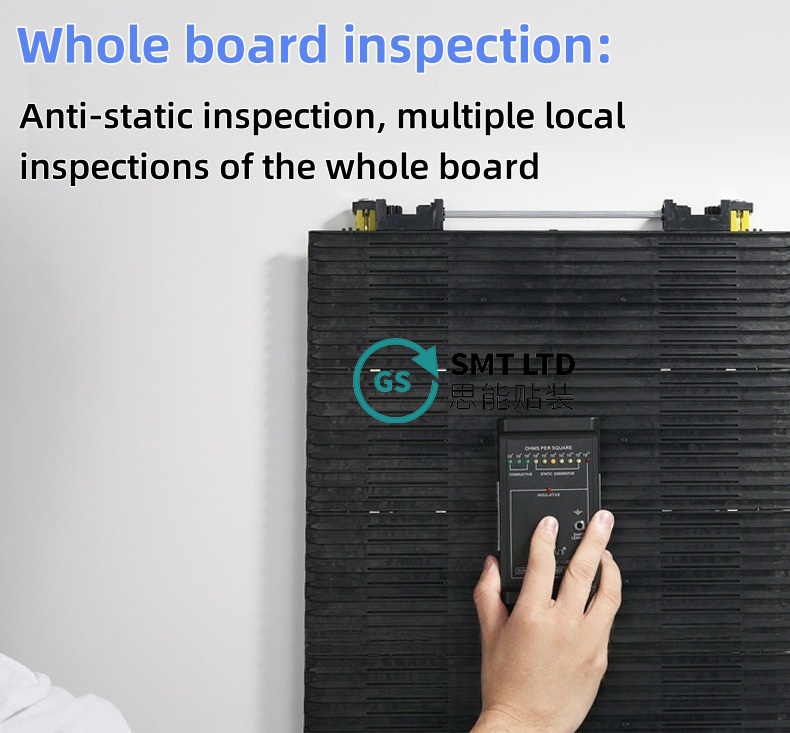 C-antistatisch laad- en losrek smt laadmachine materiaal frame materiaal opslag pcb omzetdoos-hele plaatinspectie