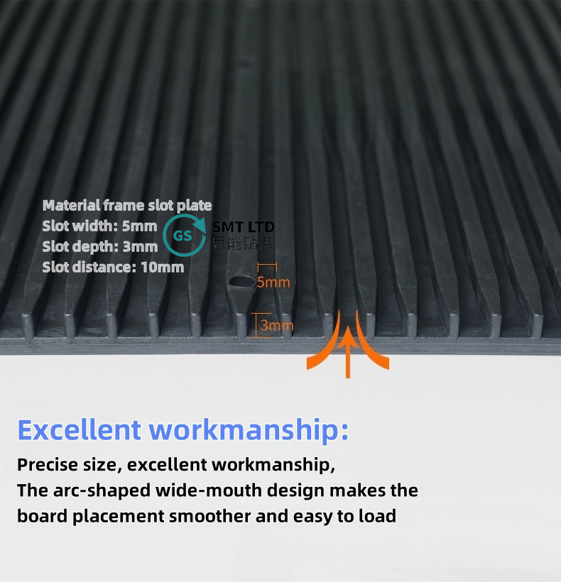 E-antistatisch laad- en losrek smt laadmachine materiaal frame materiaal opslag pcb omzetdoos - uitstekende afwerking