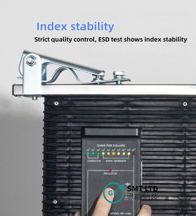 esd PCB kolica za pohranu-indeks stabilnosti