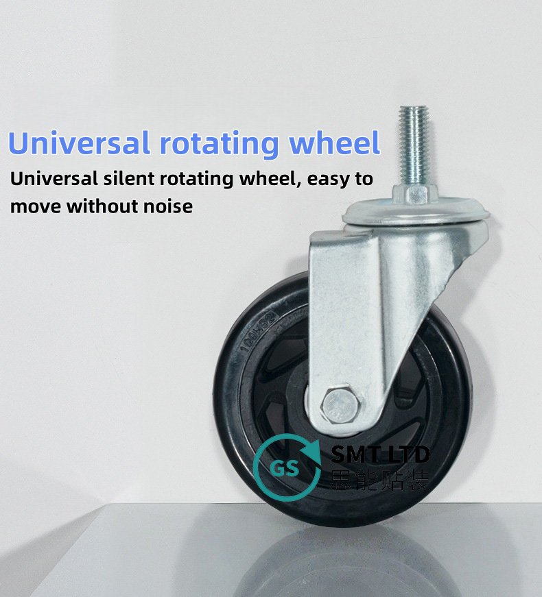 esd pcb skladišna kolica-univerzalni rotirajući kotač