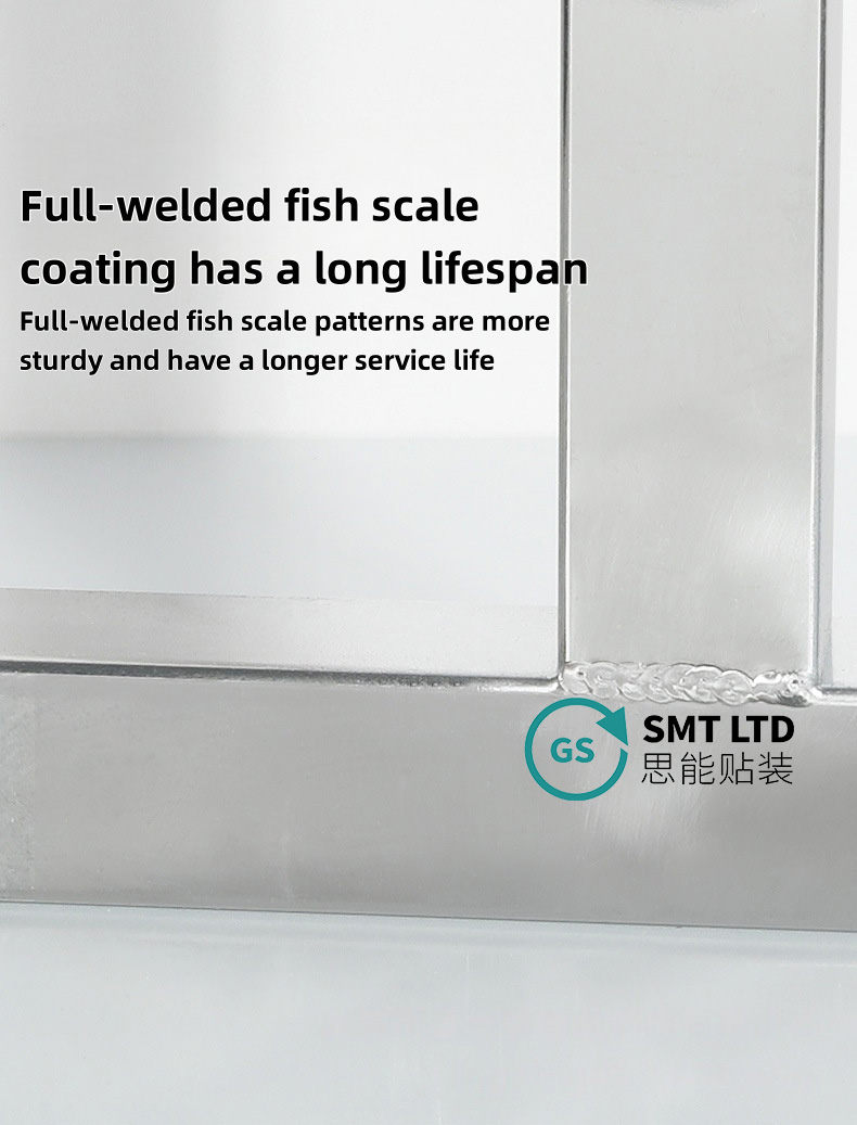 smt esd haspelopslagrek trolleywagen volledig gelaste visschubbencoating heeft een lange levensduur