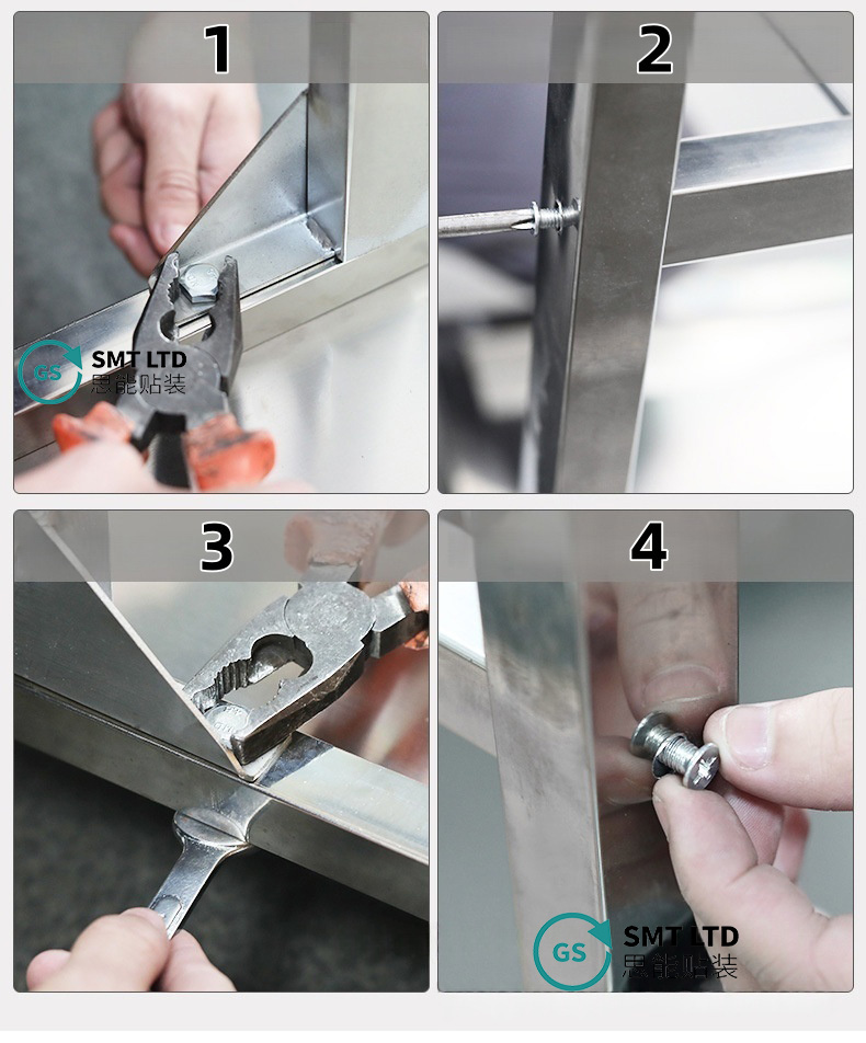 smt esd haspelopslagrek trolleywagen installatiediagram-2